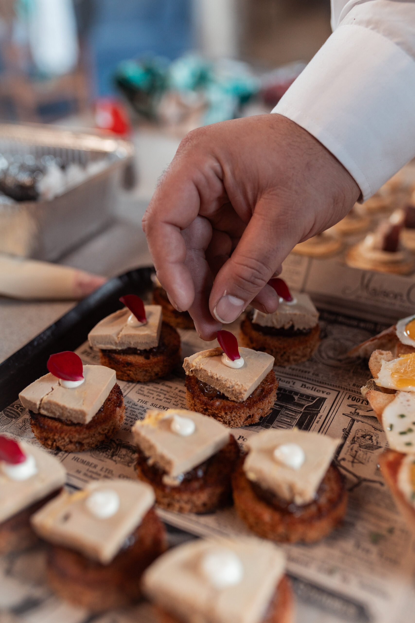 Toasts de foie gras